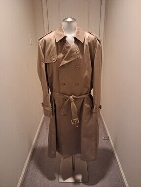 Men's Oleg Cassini Double Breasted Trench Coat